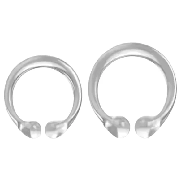 Anneau gland en silicone - retardateur éjaculation - transparent