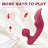 Clitoris & anale vibrateur (rouge)