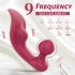 Clitoris & anale vibrateur (rouge)
