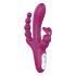 Sex HD Joker - vibromasseur trident étanche rechargeable (violet)