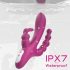 Sexe HD Joker - Vibromasseur étanche à trois branches, rechargeable (violet)
