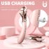 Vibromasseur rose étanche et stimulant Sens HD - Rechargeable