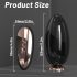 Sex HD Miroir - Vibro lècheur chauffant (noir)