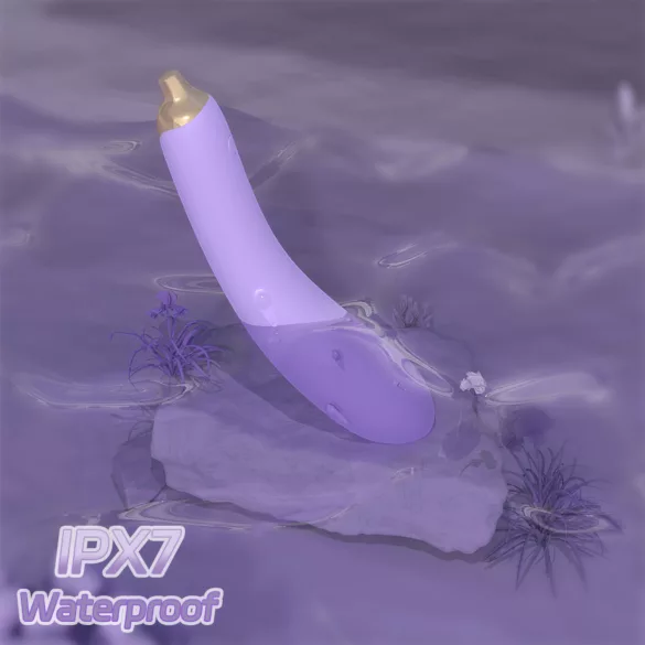 Sex HD - vibromasseur aubergine - silicone violet