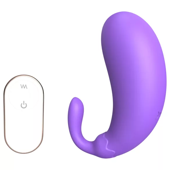 Sex HD - œuf vibrant forme aubergine - silicone violet