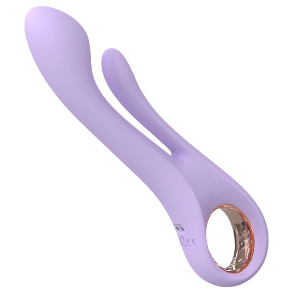 Sex HD Kaethe - vibromasseur rabbit avec stimulateur clitoris - silicone violet
