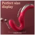 SEX HD Genie - Vibromasseur point G et clitoris - silicone rouge