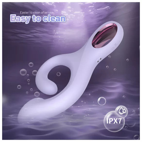 Sex HD - vibromasseur point G avec bras clitoridien (violet)