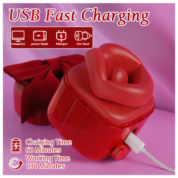 SEX HD Lovely Kiss - stimulateur clitoridien succion et vibration