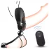 Sex HD - anneau pénien vibrant réglable avec télécommande (noir)