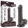 Lovetoy Sliding-Skin - gode ceinture avec testicules - double couche - 18,3cm
