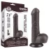Lovetoy Sliding-Skin - gode ceinture avec testicules - double couche - 18,3cm