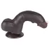 Lovetoy Sliding-Skin - gode ceinture avec testicules - double couche
