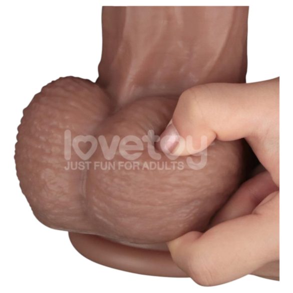 Lovetoy - gode XXL réaliste à double couche - 36,5 cm - couleur chair