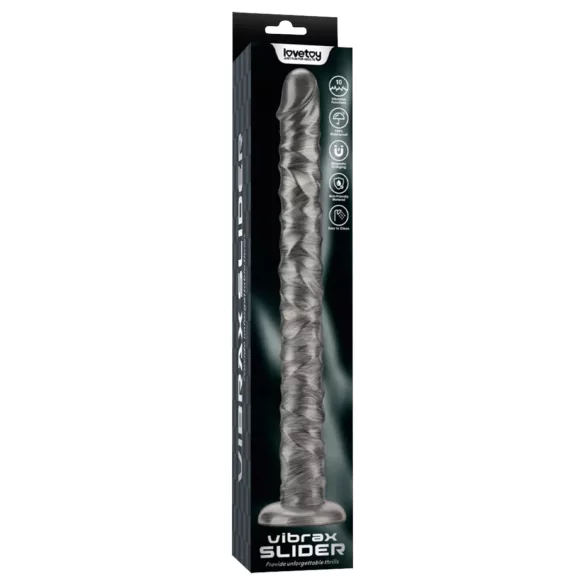 Lovetoy King Sized - grand vibromasseur - 40,5 cm - gris
