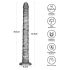 Lovetoy King Size - vibromasseur extra grand 40,5 cm (gris)