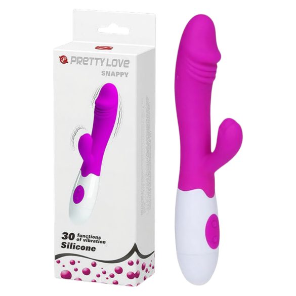 Pretty Love Snappy - vibromasseur point G avec stimulateur clitoridien - étanche