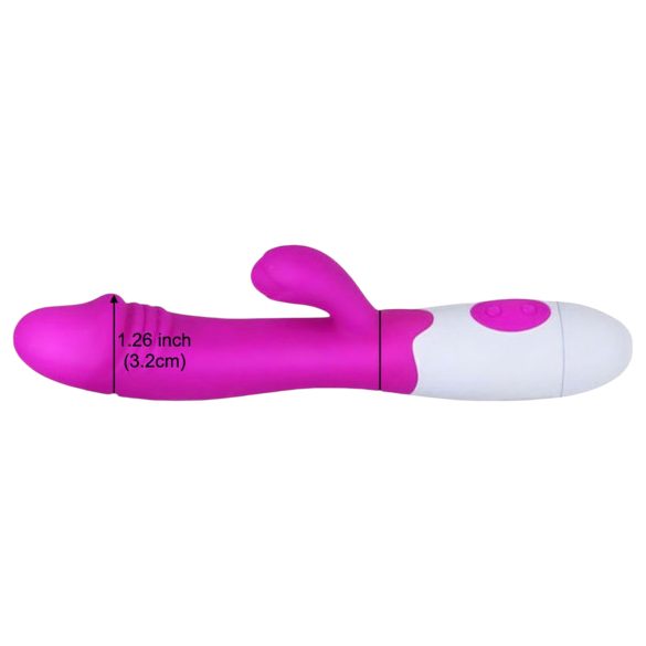 Pretty Love Snappy - vibromasseur point G avec stimulateur clitoridien - étanche