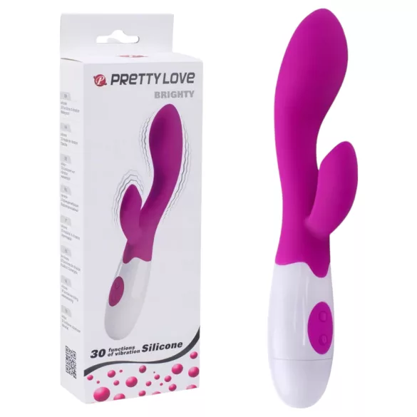 Pretty Love Brighty - vibromasseur rabbit point G - silicone violet