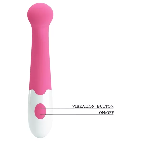 Pretty Love Charles - vibromasseur point G étanche - silicone rose