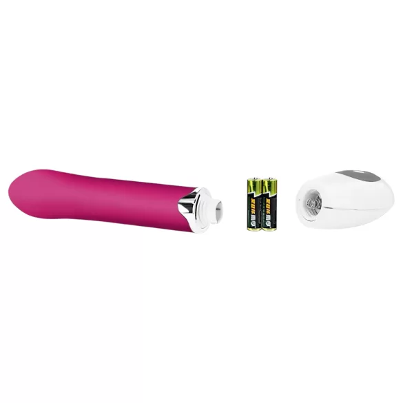Pretty Love Daniel - vibromasseur point G étanche - silicone rose blanc