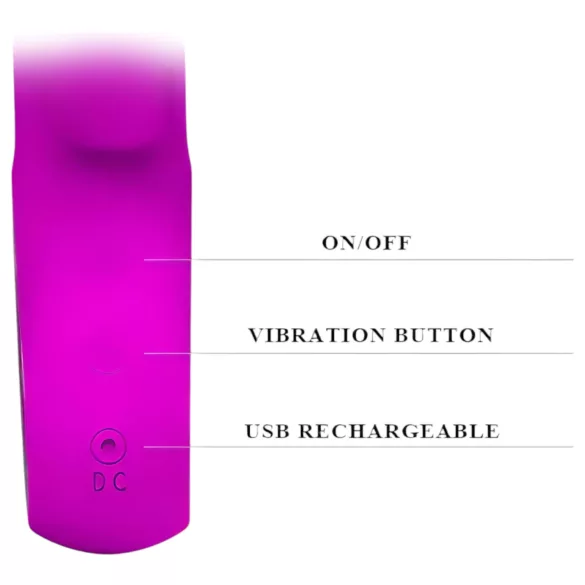 Pretty Love Webb - vibromasseur rabbit stimulateur clitoris - silicone rose
