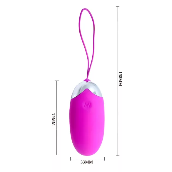 Pretty Love Berger - œuf vibrant télécommandé rechargeable - rose