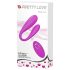 Pretty Love Algernon - vibromasseur pour couples, rechargeable, télécommandé (violet)