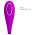 Pretty Love Algernon - vibromasseur pour couples, rechargeable, télécommandé (violet)