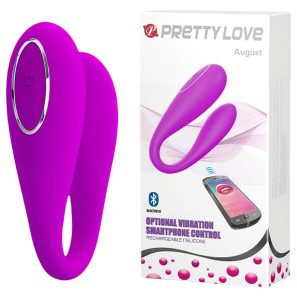 Pretty Love August - vibromasseur multi-fonctions G-spot & clitoris (rose)