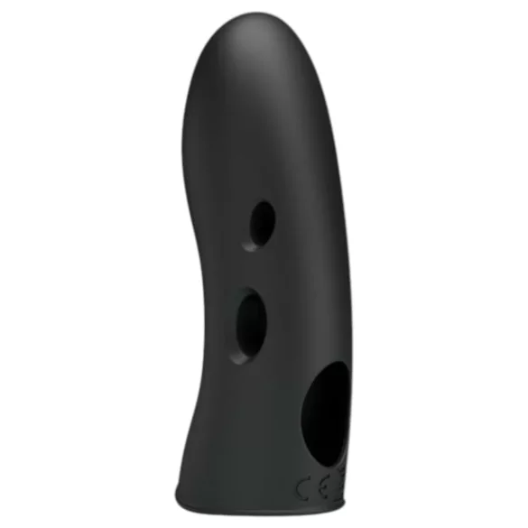 Pretty Love Marico - vibromasseur doigt électrostimulation - silicone noir