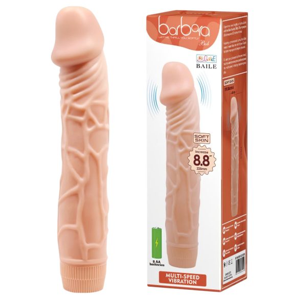 Baile Barbara - vibromasseur réaliste - 22,5 cm (naturel)