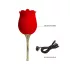 Pretty Love Rose Lover - stimulateur clitoridien 2en1 à langue - silicone rouge