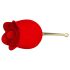 Pretty Love Rose Lover - stimulateur 2en1 langue & clitoris (rouge)