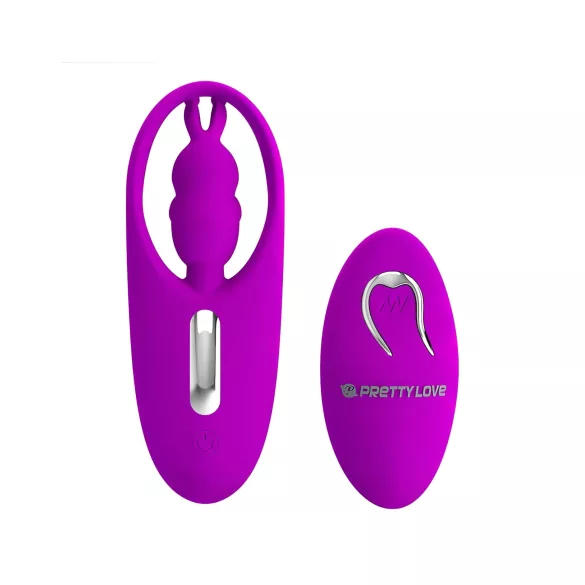 Pretty Love - stimulateur rabbit - double stimulation clitoridienne - rose