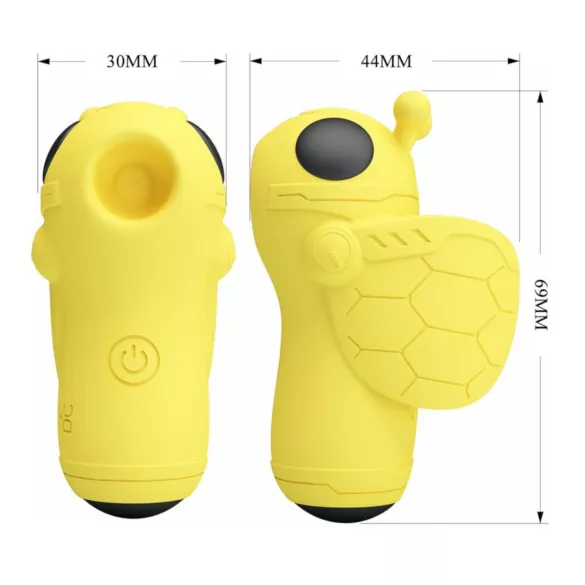 Pretty Love Magic Bee - stimulateur clitoridien doigt vibrant - silicone jaune
