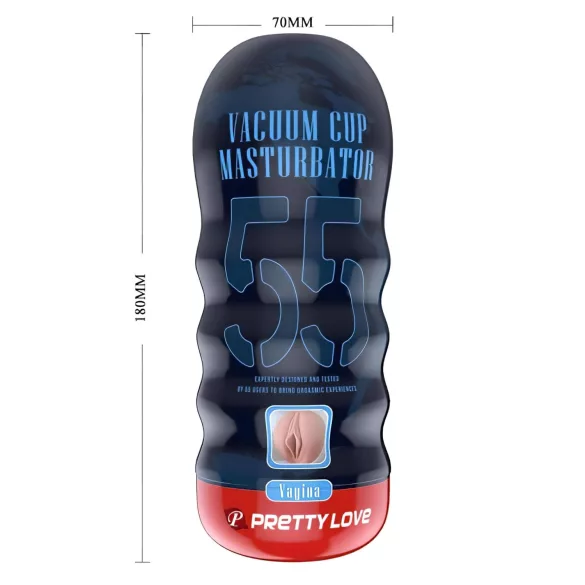 Pretty Love Vacuum Cup - masturbateur vagin réaliste (couleur chair)