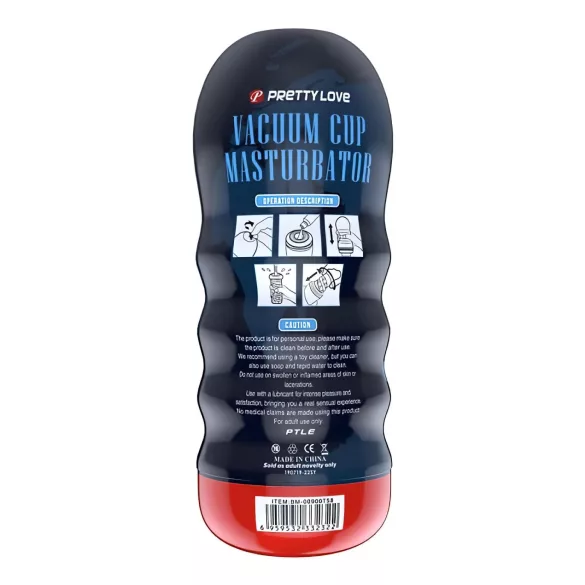 Pretty Love Vacuum Cup - masturbateur vagin réaliste (couleur chair)
