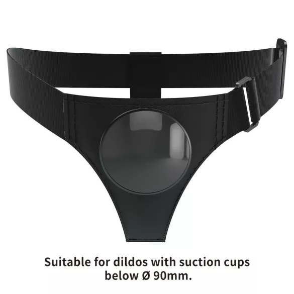 Pretty Love Bobby - harnais universel de strap-on culotte (noir)