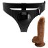 Harnais Pretty Love - universel avec gode - 17 cm (noir)
