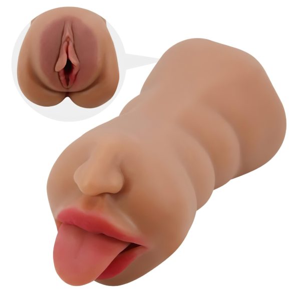 Crazy Bull - bouche et vagin masturbateur (naturel)