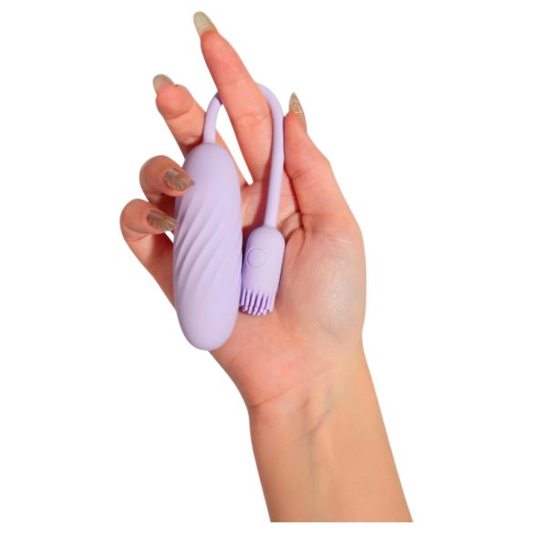 Svakom Plume - œuf vibrant 2‑en‑1 (violet)