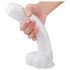 Sex HD Martin - dildo réaliste blanc à ventouse avec testicules