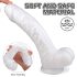 Sex HD Martin - dildo réaliste blanc à ventouse avec testicules