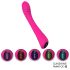 Vibromasseur G-spot ensoleillé - rechargeable et nervuré (rose)