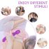 Vibromasseur Iris chauffant 2 moteurs (violet)