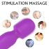Vibromasseur Iris chauffant 2 moteurs (violet)