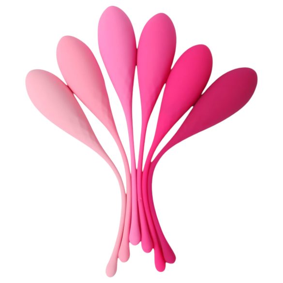 Sex HD Œufs - Set de 6 Boules de Geisha (rose)