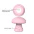 Magic Mushroom - masseur visage rose rechargeable