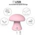 Magic Mushroom - masseur visage rose rechargeable
